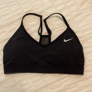 Black Nike sports bra